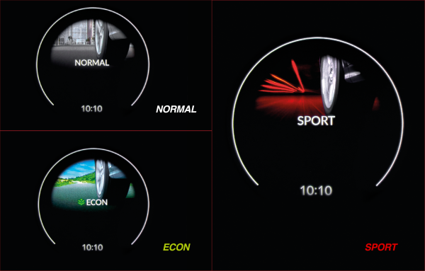 3 DRIVING MODES